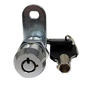 1-18 inch tubular cam lock keyed alike removable key rv compartment storage lock cabinet locks 1-18 inch 90 chrome pack of 1