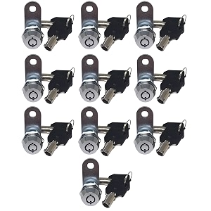 5834 tubular cam locks 180 chrome 10-pack rv toolbox cabinet replacement