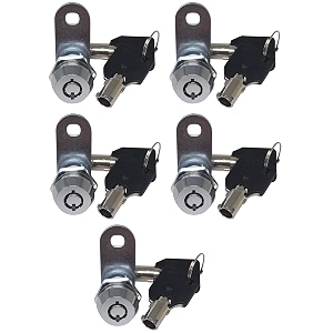 5834 tubular cam locks 180 chrome 5-pack rv toolbox cabinet replacement