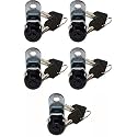 5/8" Tubular Cam Lock (180° Black, 1-Pack) RV Toolbox Cabinet Replacement
