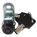 5/8" Tubular Cam Locks (90° Black, 1-Pack) RV Toolbox Cabinet Replacement