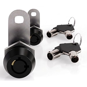 5834 tubular cam locks 90 black 2-pack rv toolbox cabinet replacement