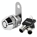 1-1/2" Tubular Cam Lock (2 Pack-90° Chrome) RV, Toolbox Cabinet Replacement