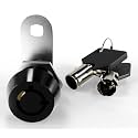 5/8" Tubular Cam Locks (90° Black, 1-Pack) RV Toolbox Cabinet Replacement