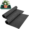 Adnee 2 Pcs 110 x 25Inch Automatic Plant Watering Mat, 3mm Thick Self Watering Capillary Mat, Felt Plant Water Wicking Mat for Seed Sprouting Hydroponics Potted Plants