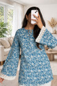Adnika collection Women Floral Print Straight Kurta