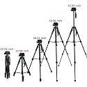 Adofys 3590 Aluminum Tripod (63-Inch), Universal Lightweight Tripod with Mobile Phone Holder Mount &amp; Carry Bag for All Smart Phones, Gopro, Cameras