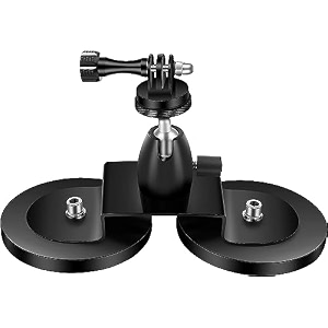 adofys magnetic action camera mount super magnetic heavy-duty alloy suction cup mount with adapter 14-20 for gopro compatible with hero 111098max and other action camera
