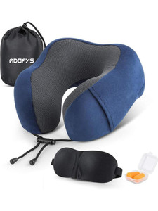 adofys travel massage tranquility neck pillow  eye shade