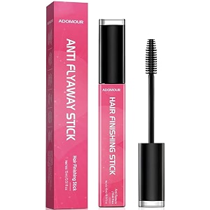 adomour hair finishing stick 15ml  anti frizz hair wax stick wand for frizzy baby amp flyaway hairs  non-sticky non-greasy  anti flyaways hair styling fix gel for women  all hair types