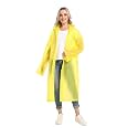 Women's Solid Polyester Double Layer Long Ponchu Raincoat