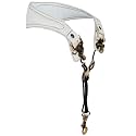 adorence Leather Saxophone Neck Strap for Alto &amp; Tenor Saxophone - White
