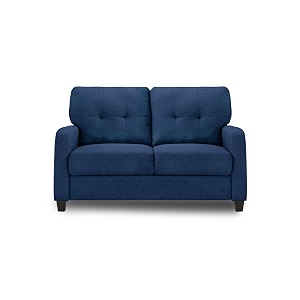 adorn india astor 2 seater sofa blue 3 year warranty