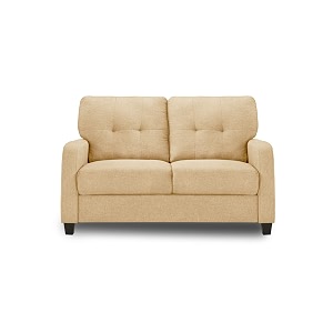 adorn india astor 2 seater sofa beige 3 year warranty