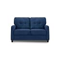 Adorn India Astor 2 Seater Sofa (Blue) (3 Year Warranty)