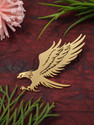 Adorn Stainless Steel Eagle Brooch For Men / Women Brooch