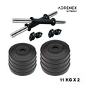 Adrenex 22 Kg PVC Home Gym Adjustable