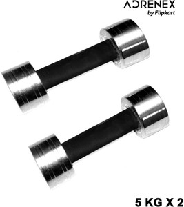 Adrenex Fixed Steel Dumbbell 5 Kg X