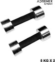 Adrenex Fixed Steel Dumbbell 5 Kg X
