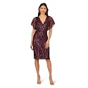 Adrianna Papell Women's Beaded Dolman Sleeve Dress
