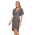 Adrianna Papell Women's Beaded Dolman Sleeve Dress