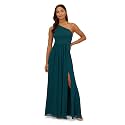 Adrianna Papell Women's One Shoulder Chiffon Gown