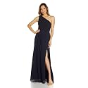 Adrianna Papell Women's One Shoulder Chiffon Gown
