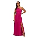 Adrianna Papell Women's One Shoulder Chiffon Gown