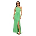 Adrianna Papell Women's One Shoulder Chiffon Gown