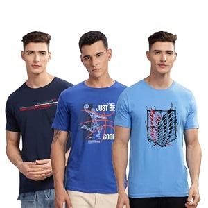 ADRO 100 Cotton Lycra Tshirts for Men