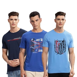 ADRO 100 Cotton Lycra Tshirts for Men