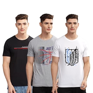 ADRO 100 Cotton Lycra Tshirts for Men