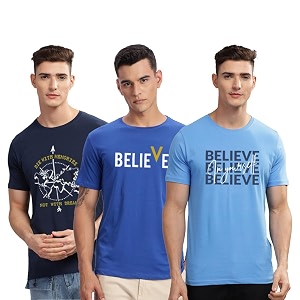 ADRO 100 Cotton Lycra Tshirts for Men