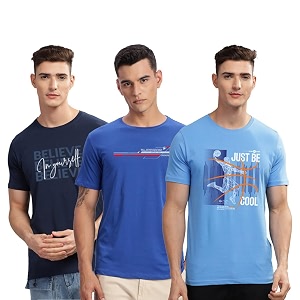 ADRO 100 Cotton Lycra Tshirts for Men