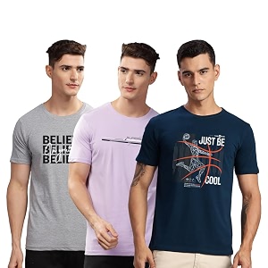 ADRO 100 Cotton Lycra Tshirts for Men