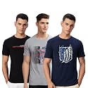 ADRO 100 Cotton Lycra Tshirts for Men