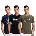 ADRO 100 Cotton Lycra Tshirts for Men