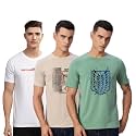 ADRO 100 Cotton Lycra Tshirts for Men
