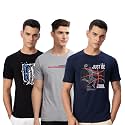 ADRO 100 Cotton Lycra Tshirts for Men