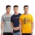 ADRO 100 Cotton Lycra Tshirts for Men