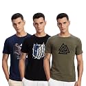 ADRO 100 Cotton Lycra Tshirts for Men