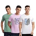 ADRO 100 Cotton Lycra Tshirts for Men