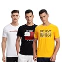 ADRO 100 Cotton Lycra Tshirts for Men