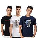 ADRO 100 Cotton Lycra Tshirts for Men