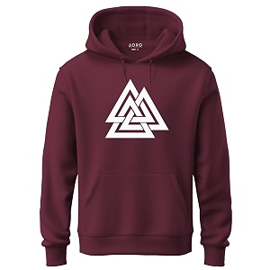 adro cotton triangle men39s printed hooded hoodiessweatshirts