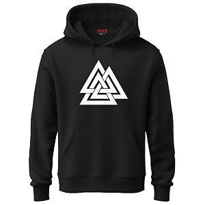 adro cotton triangle men39s printed hooded hoodiessweatshirts