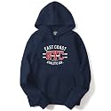ADRO East Coast NYC Athletic Div Mens Printed Hoodies/Mens Sweatshirts