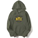 ADRO East Coast NYC Athletic Div Mens Printed Hoodies/Mens Sweatshirts