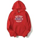 ADRO East Coast NYC Athletic Div Mens Printed Hoodies/Mens Sweatshirts