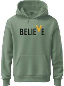 adro men full sleeve graphic print hooded sweatshirt
